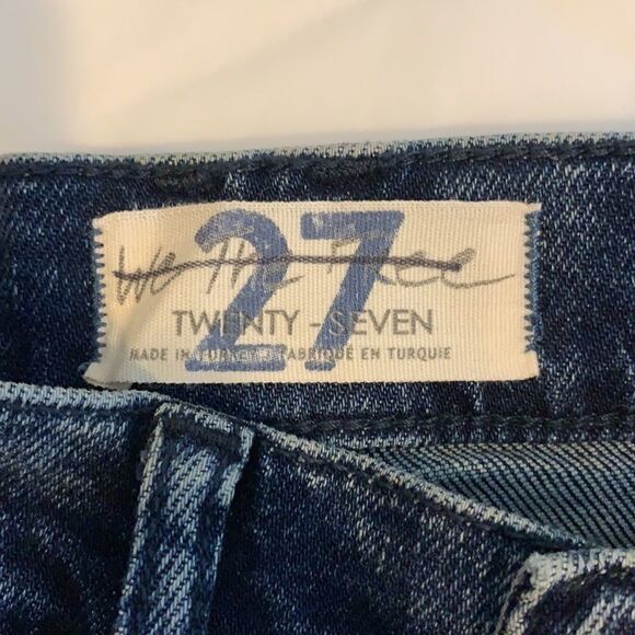 We the free skinny blue Jean button fly high waist - Picture 11 of 13